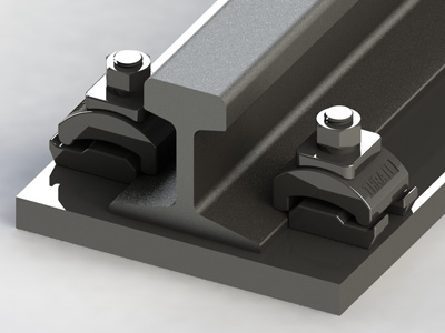 crane rail clips